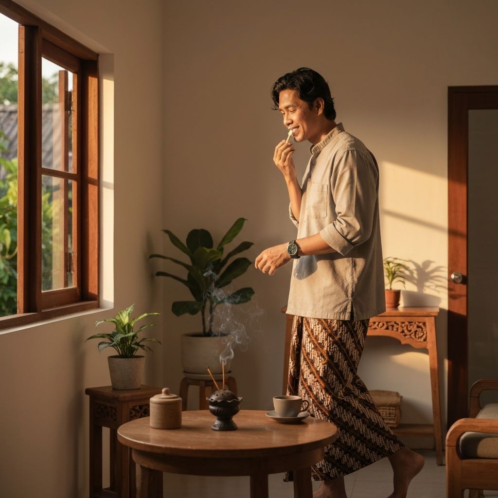 Rutinitas harian pria Indonesia